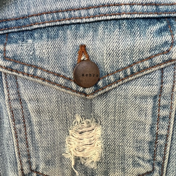 Achro Distressed Jean Jacket - Picture 4 of 4